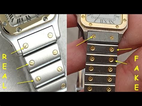 fake cartier watch vs real bust down|imitation cartier watches.